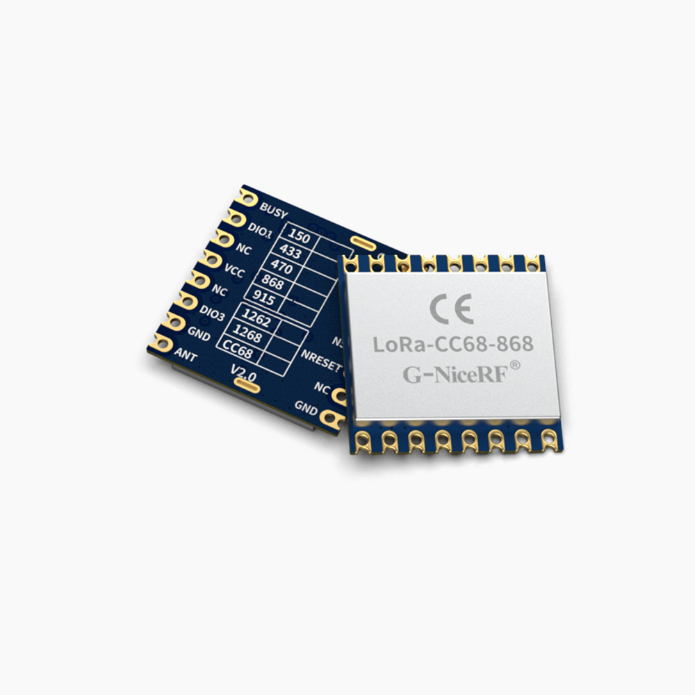 LoRa-CC68-868&nbsp;: Module LoRa basé sur LLCC68 avec interface SPI approuvée CE-RED et protection ESD