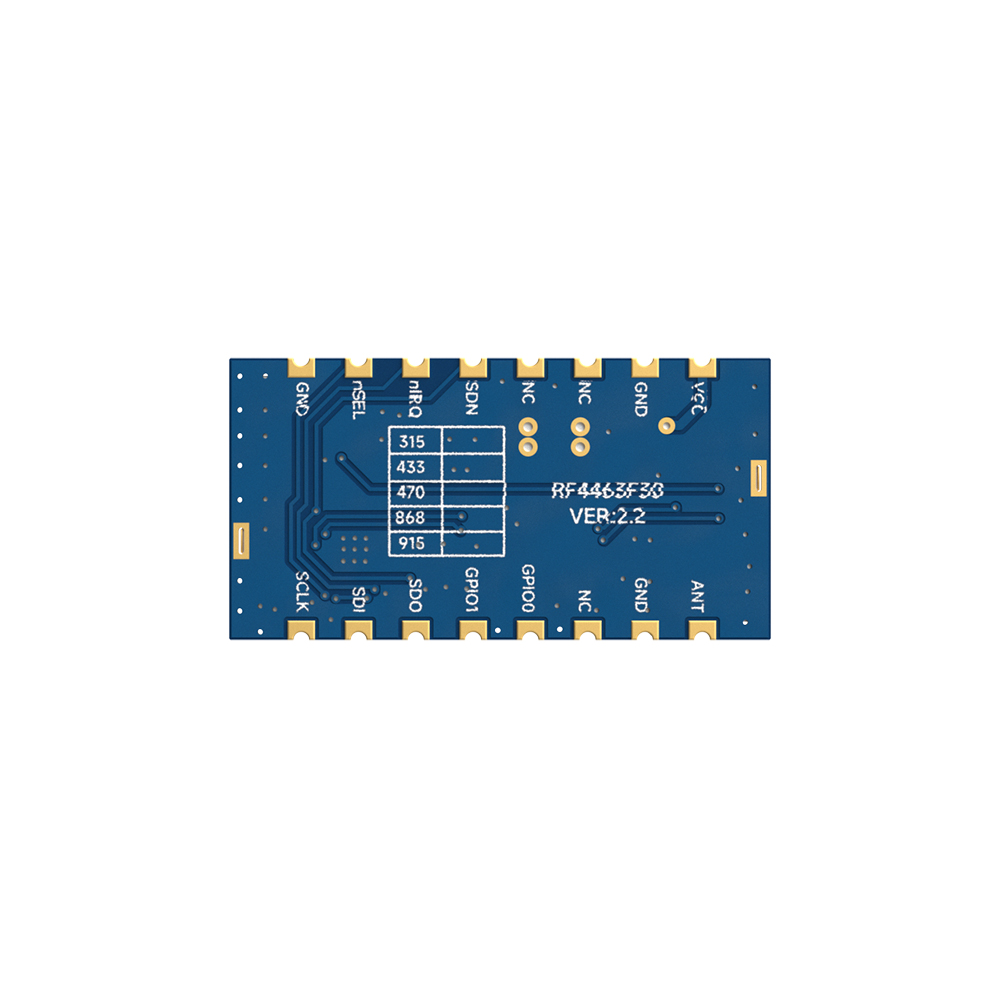 RF4463F30 : Module RF Si4463 1 W avec amplificateur et LNA