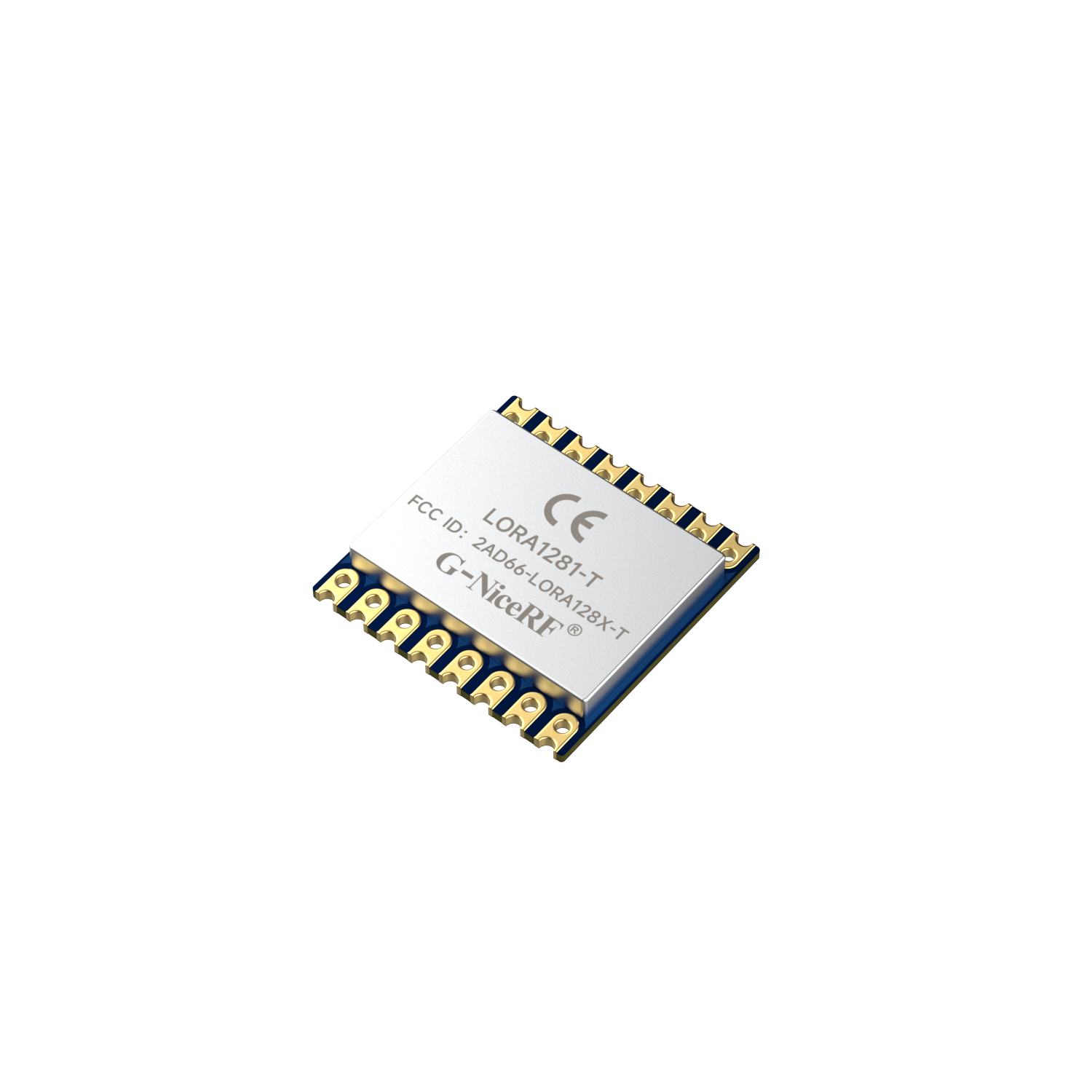 LoRa1281-TCXO : Certification FCC ID&amp;CE-RED Le module certifié SX1281 2,4 GHz prend en charge la plage