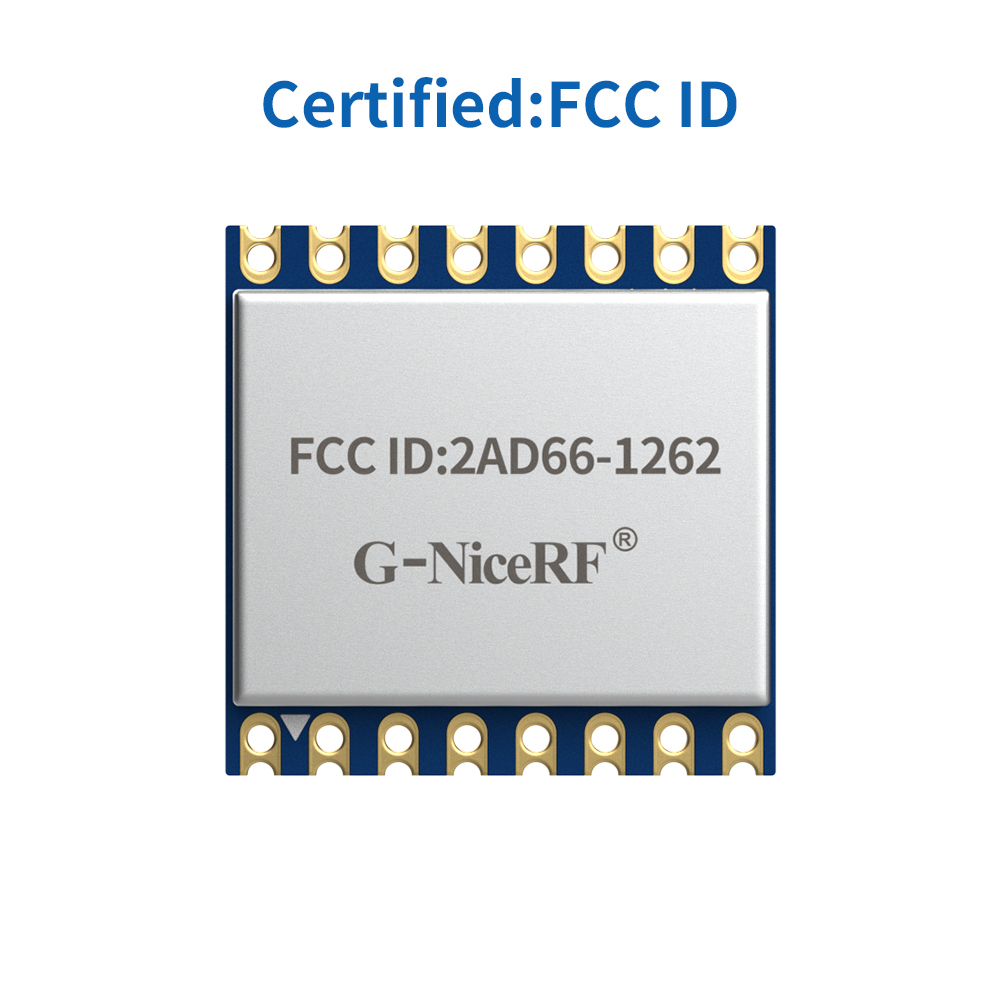 LoRa1262-915 : Module LoRa SX1262 915 MHz certifié FCC ID avec protection ESD