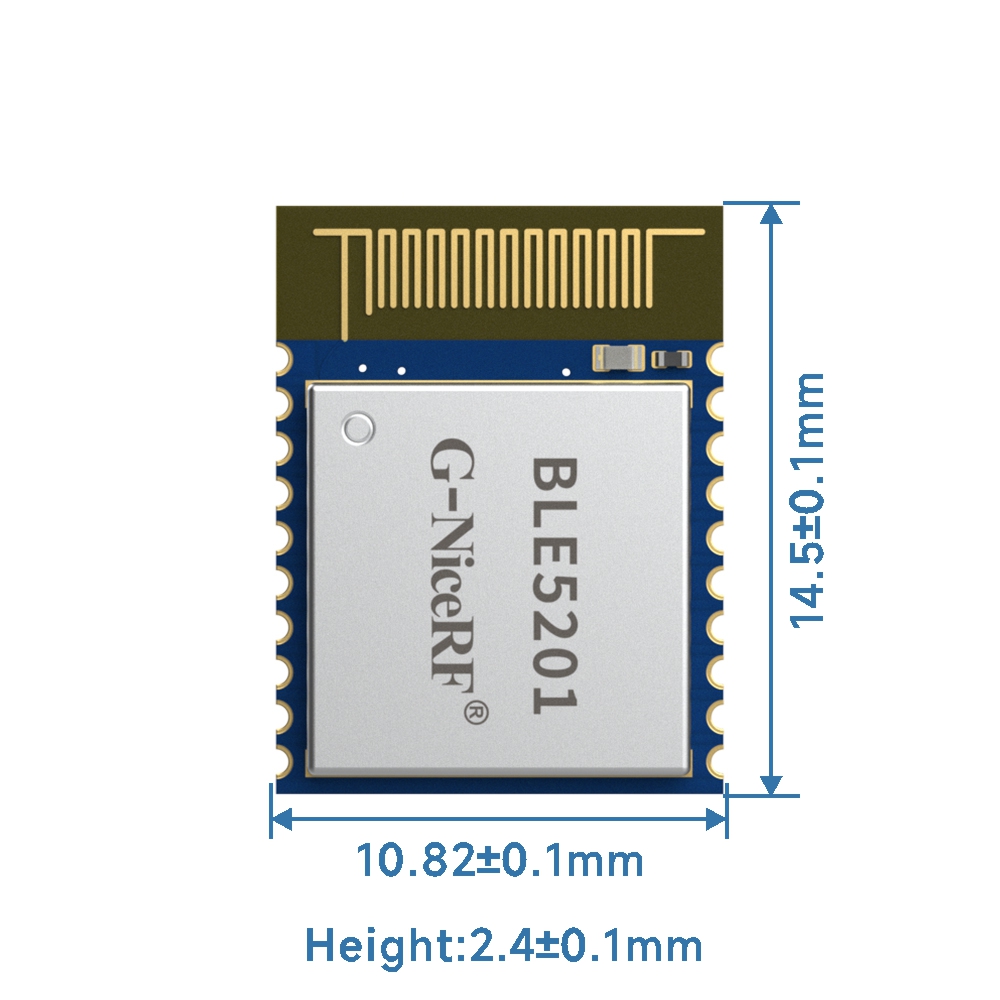 BLE5201 : puce centrale Silabs BLE 5.2