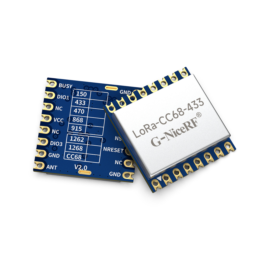 LoRa-CC68&nbsp;:&nbsp;Module 433/470/490 MHz basé sur LLCC68 avec port SPI