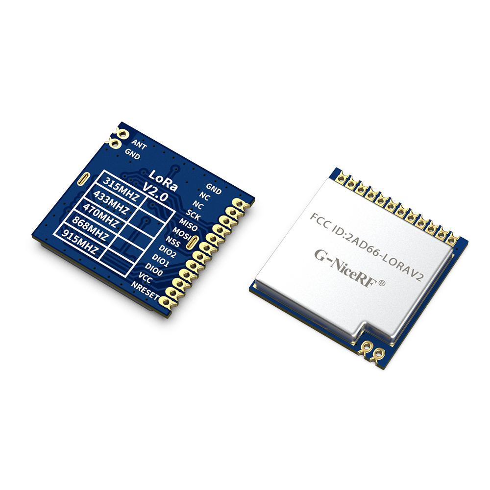 LoRa1276-915&nbsp;: Module LoRa frontal 915 MHz SX1276 certifié FCC ID