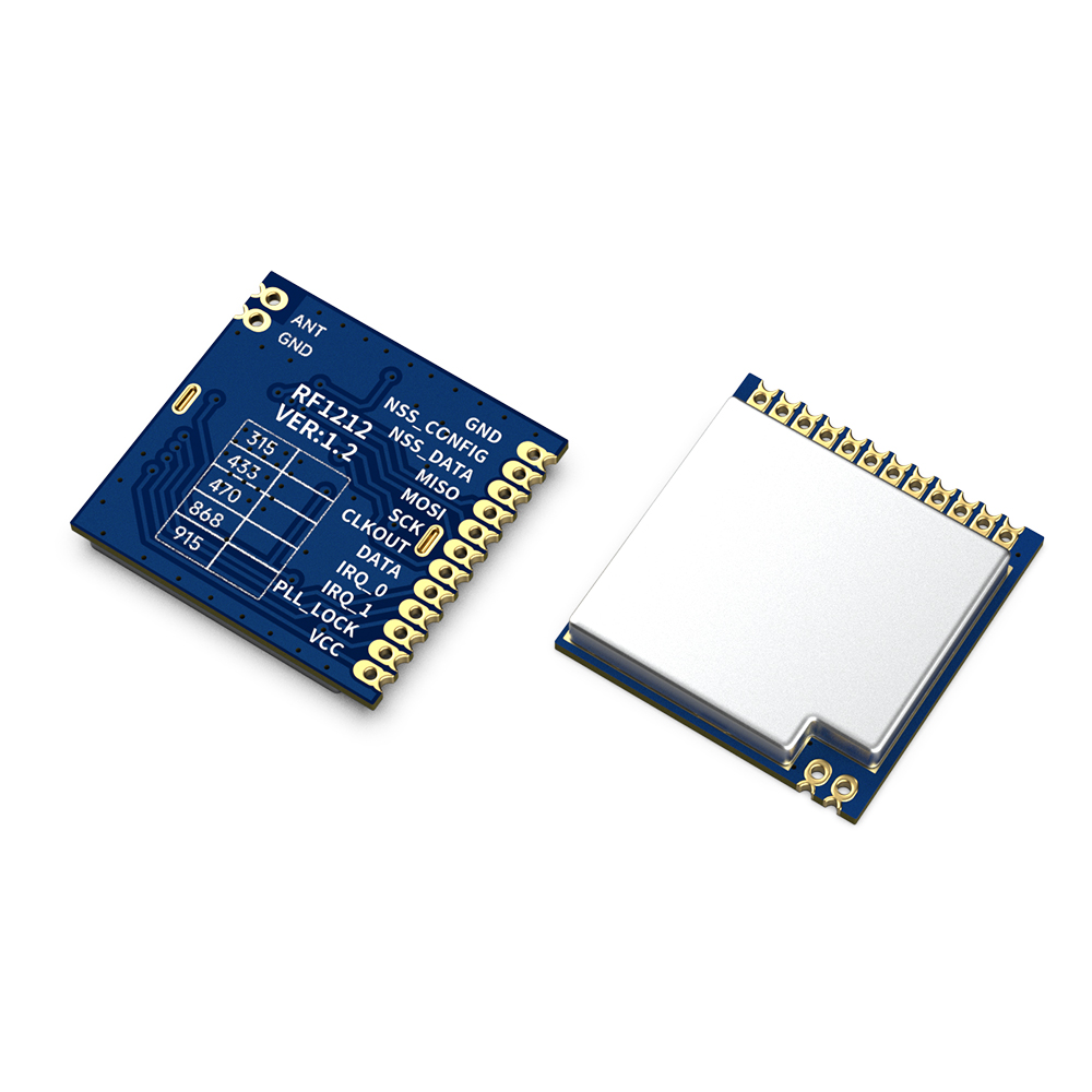 RF1212&nbsp;: Module FSK 20 mW basé sur SX1212 avec faible consommation d'énergie RX 3 mA