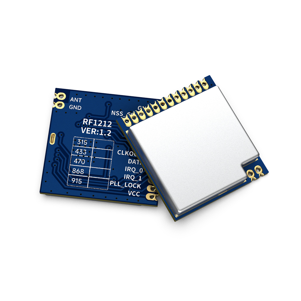 RF1212&nbsp;: Module FSK 20 mW basé sur SX1212 avec faible consommation d'énergie RX 3 mA