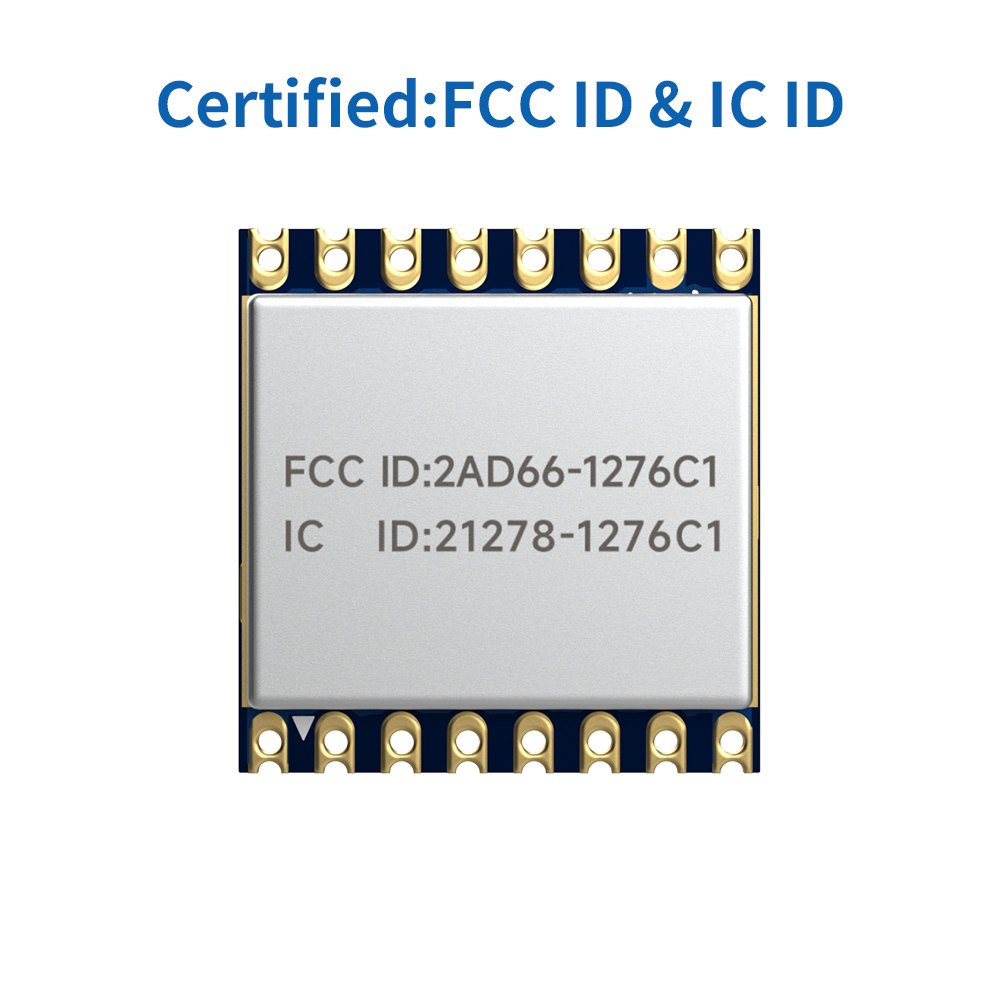 LoRa1276-C1-915&nbsp;: Module LoRa 915 MHz SX1276 certifié FCC ID avec protection ESD