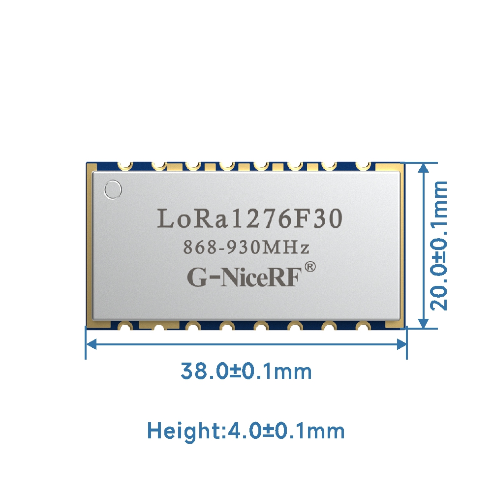 LoRa1276F30 : Module LoRa haute puissance 868/915 MHz 500 mW