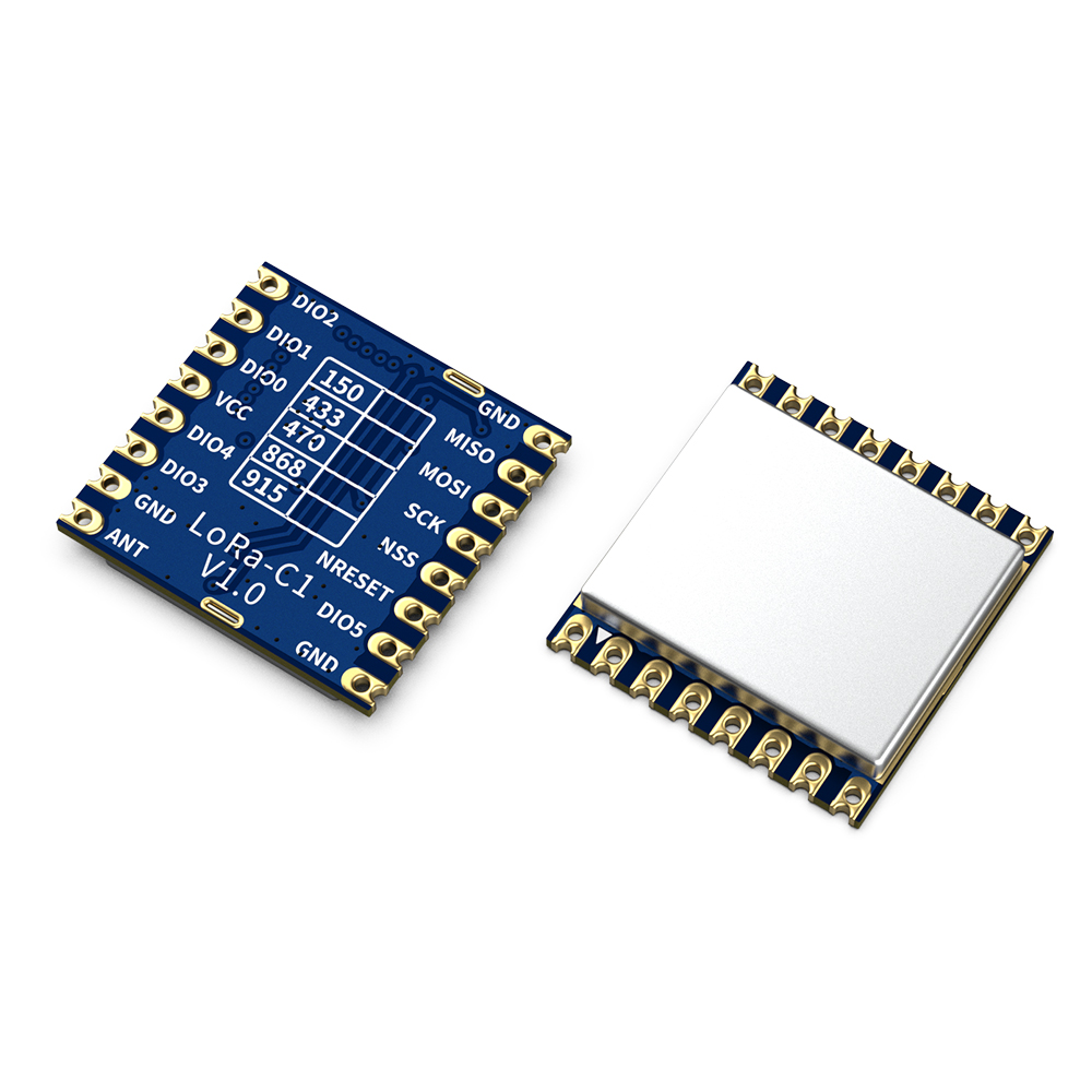 LoRa1278-C1 : Module LoRa SX1278 433/490 MHz avec module frontal SPI et protection ESD