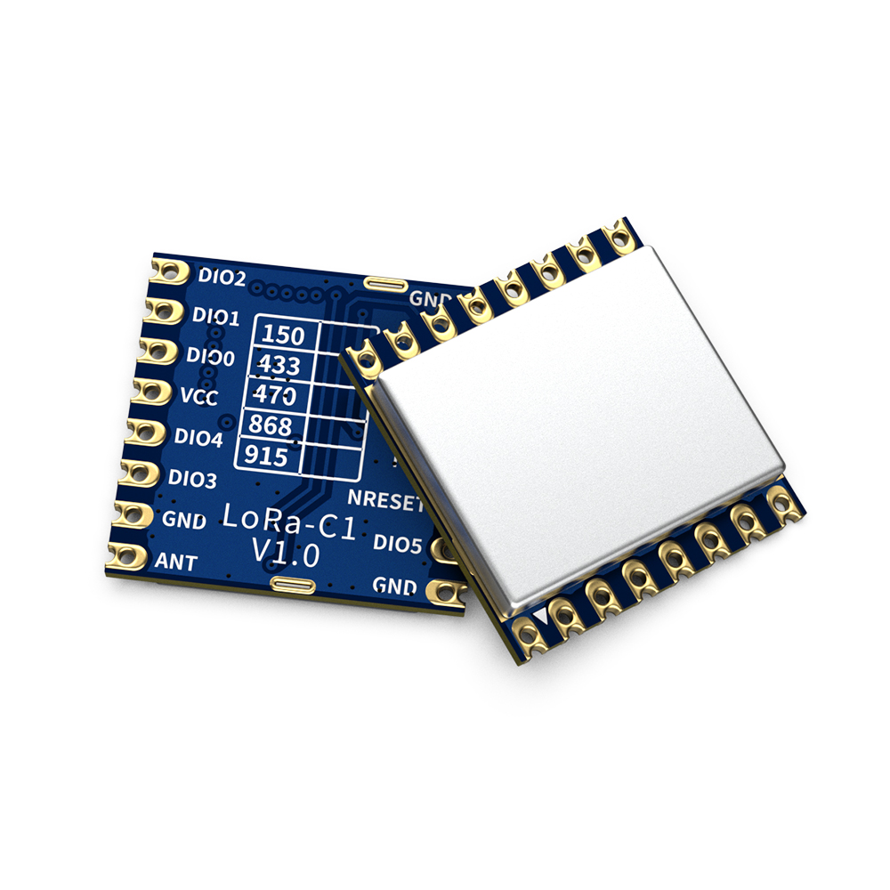 LoRa1278-C1 : Module LoRa SX1278 433/490 MHz avec module frontal SPI et protection ESD