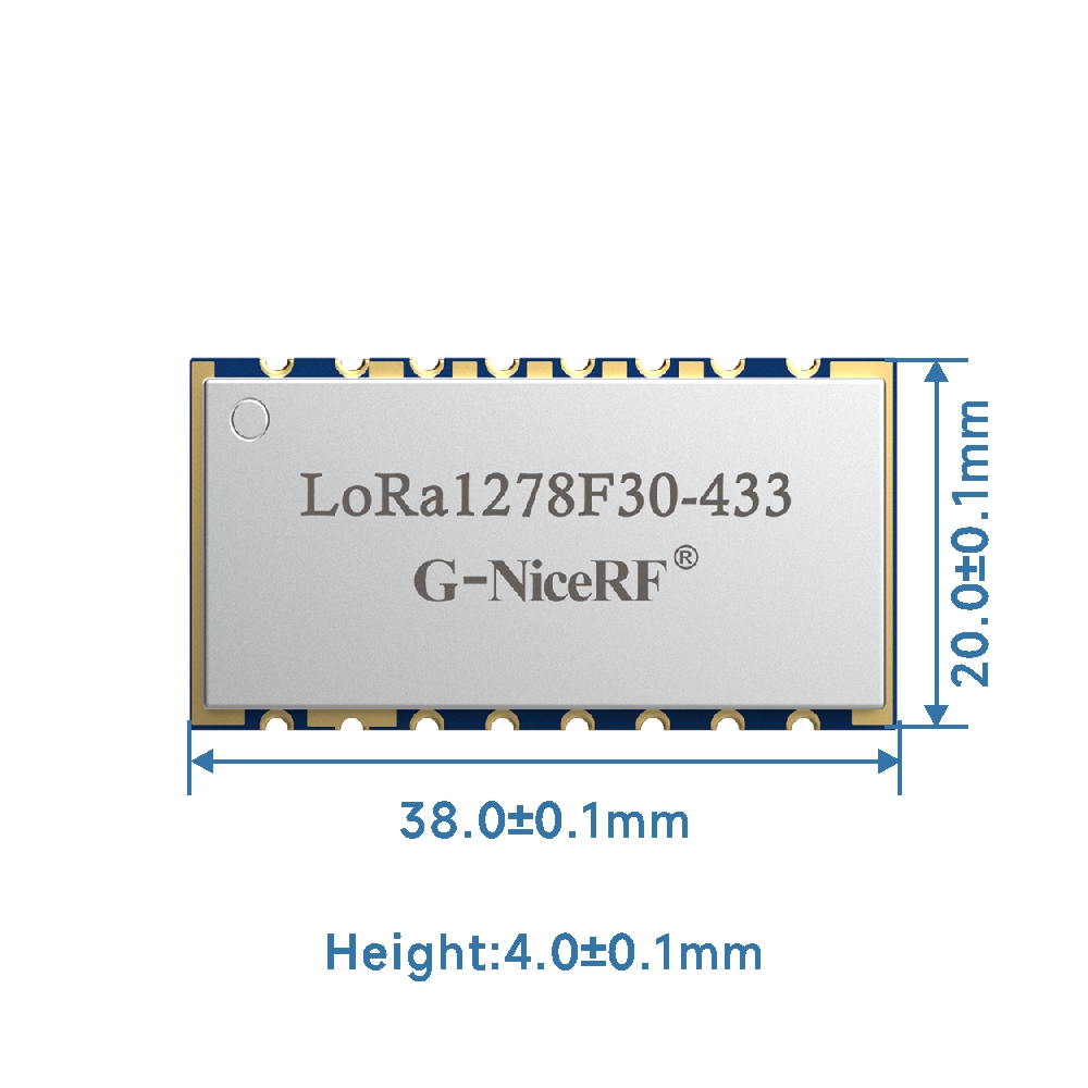 LoRa1278F30 : Module sans fil LoRa SX1278 1 W avec protection ESD