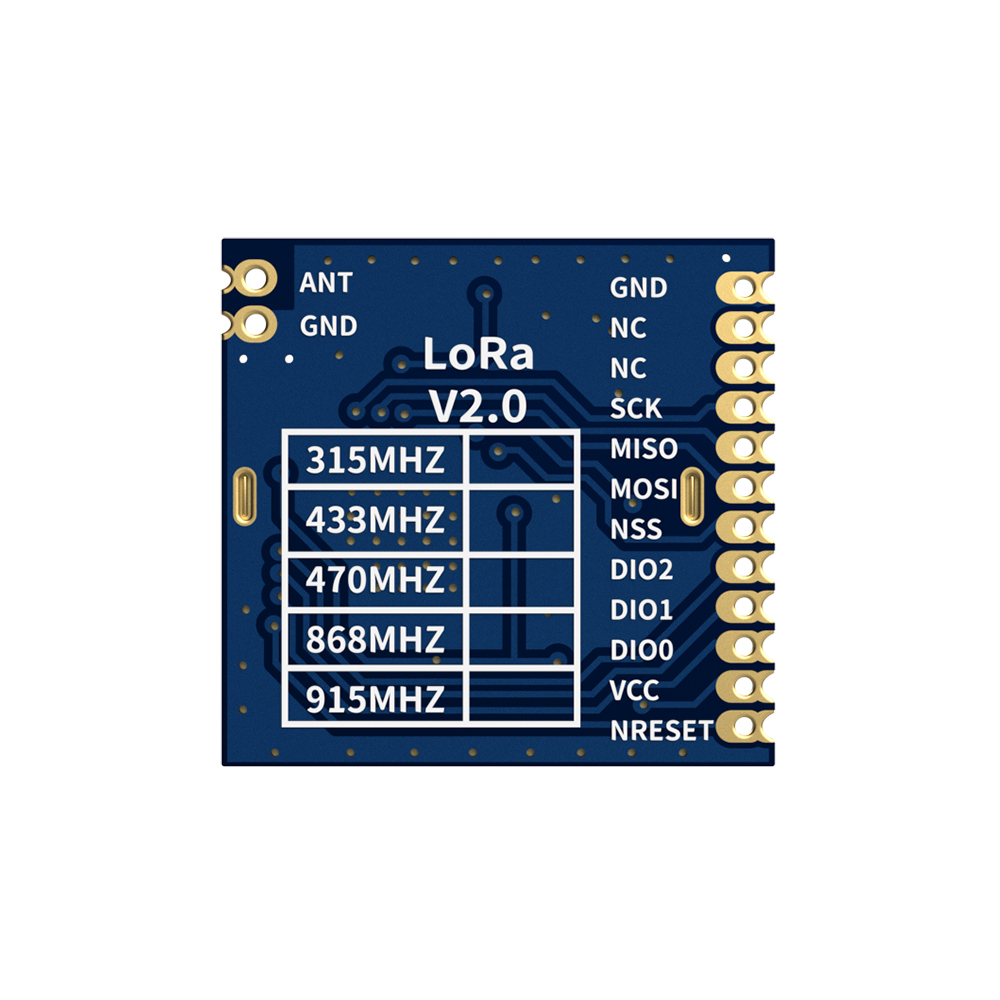 LoRa1276-868&nbsp;:&nbsp;Module LoRa SX1276 868&nbsp;MHz avec protection ESD