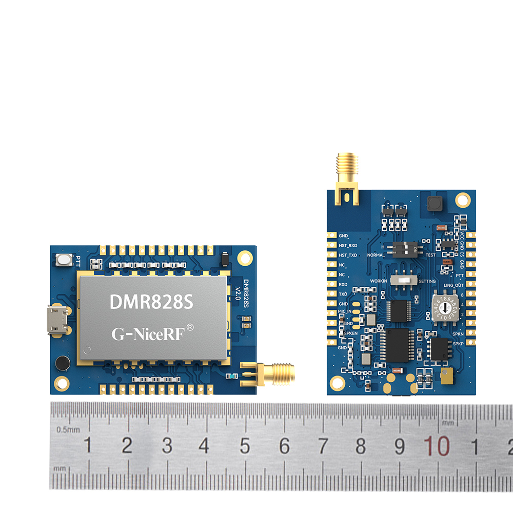 DMR828S : Module talkie-walkie DMR Tier II 2 W avec AMBE++