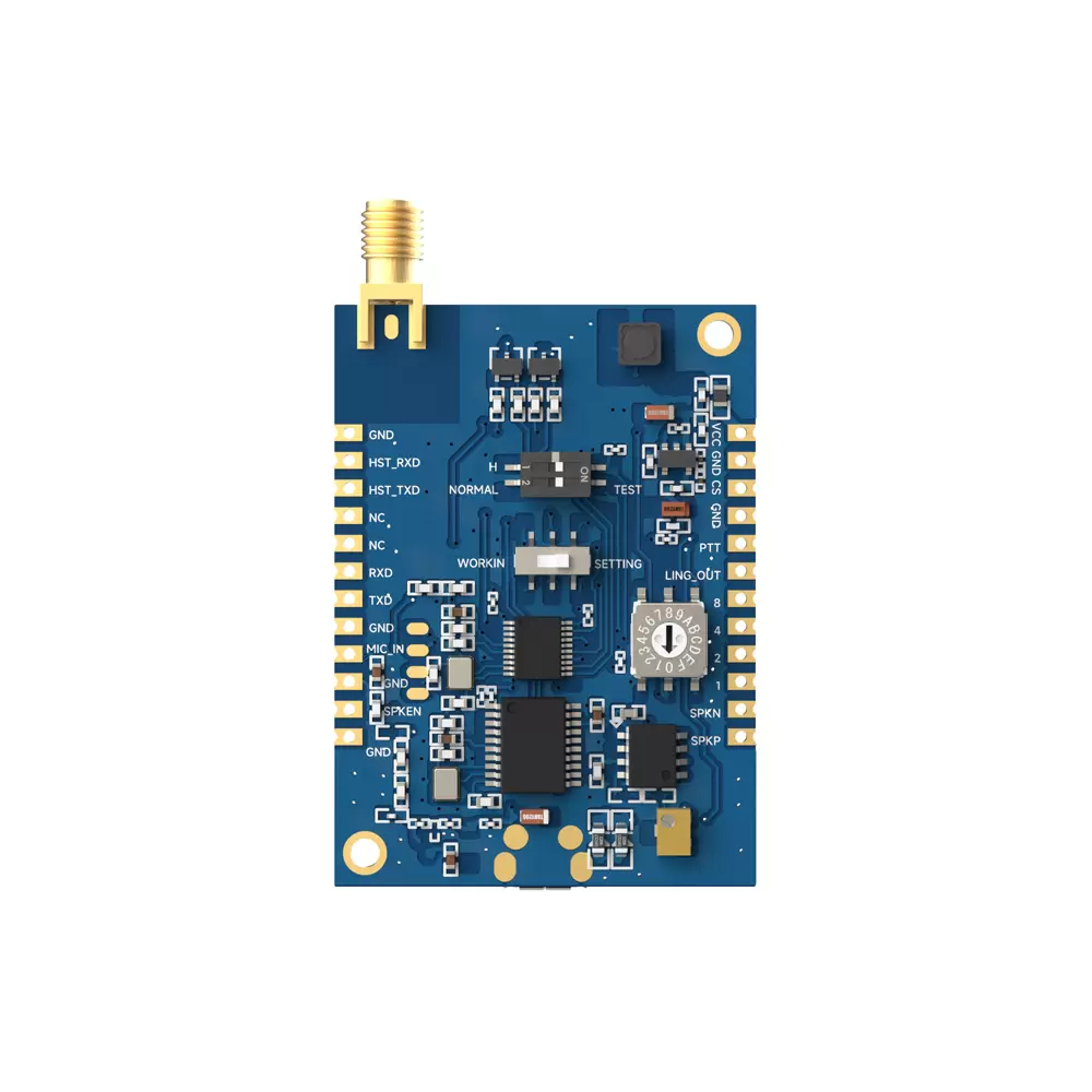 DMR828S&nbsp;: Module talkie-walkie DMR Tier II 2&nbsp;W avec AMBE++