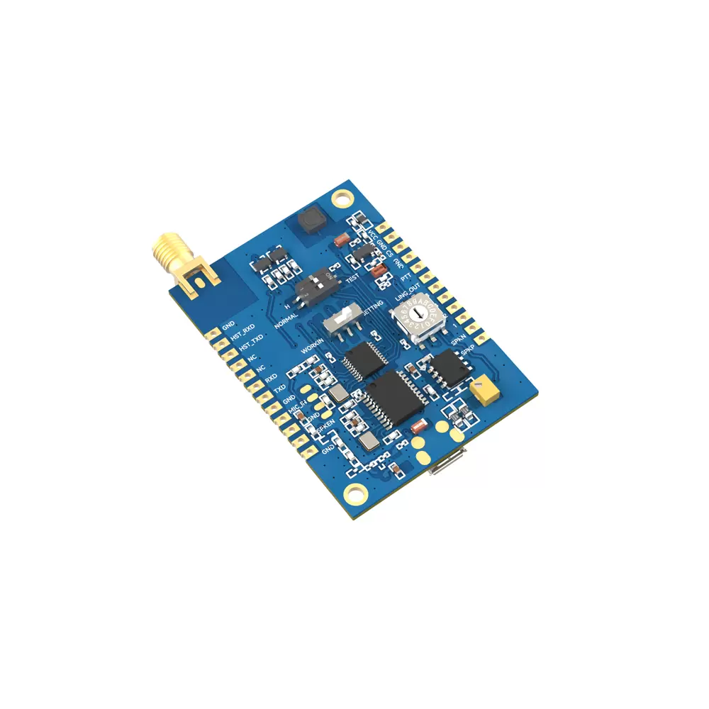 DMR828S&nbsp;: Module talkie-walkie DMR Tier II 2&nbsp;W avec AMBE++