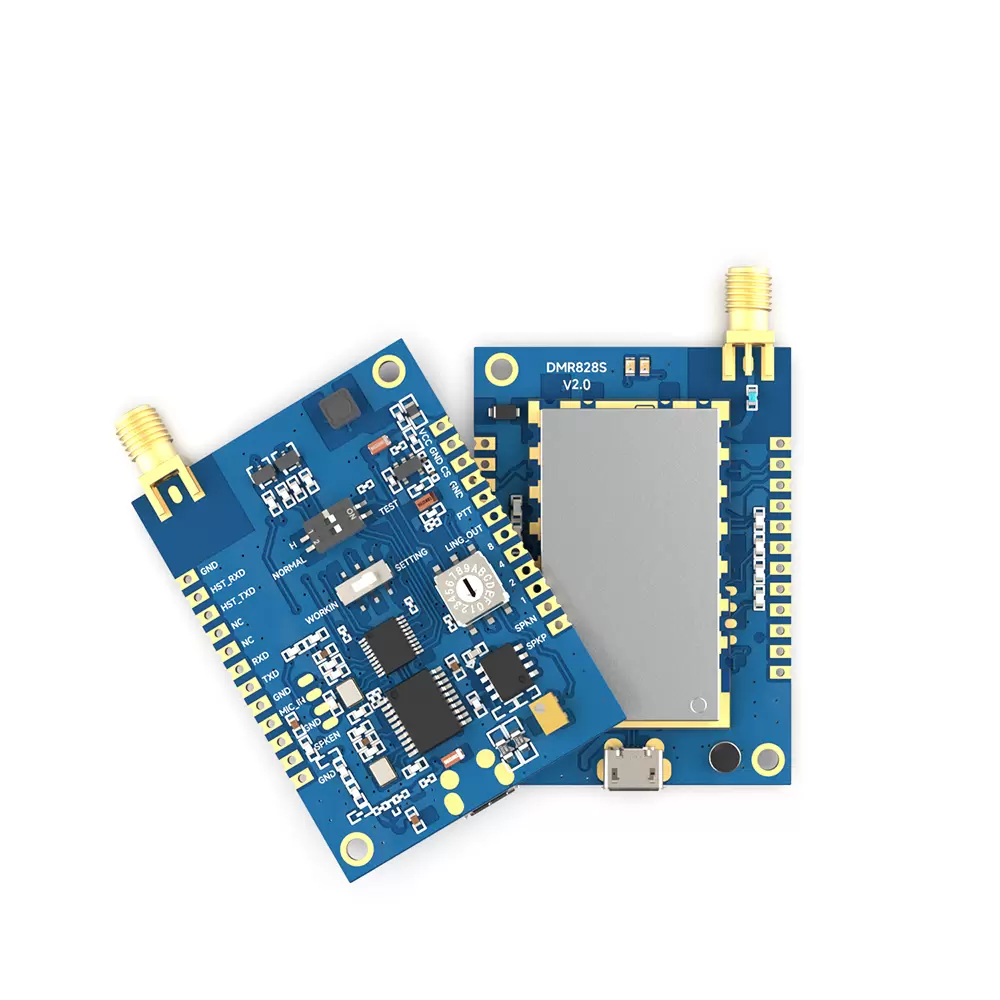 DMR828S&nbsp;: Module talkie-walkie DMR Tier II 2&nbsp;W avec AMBE++