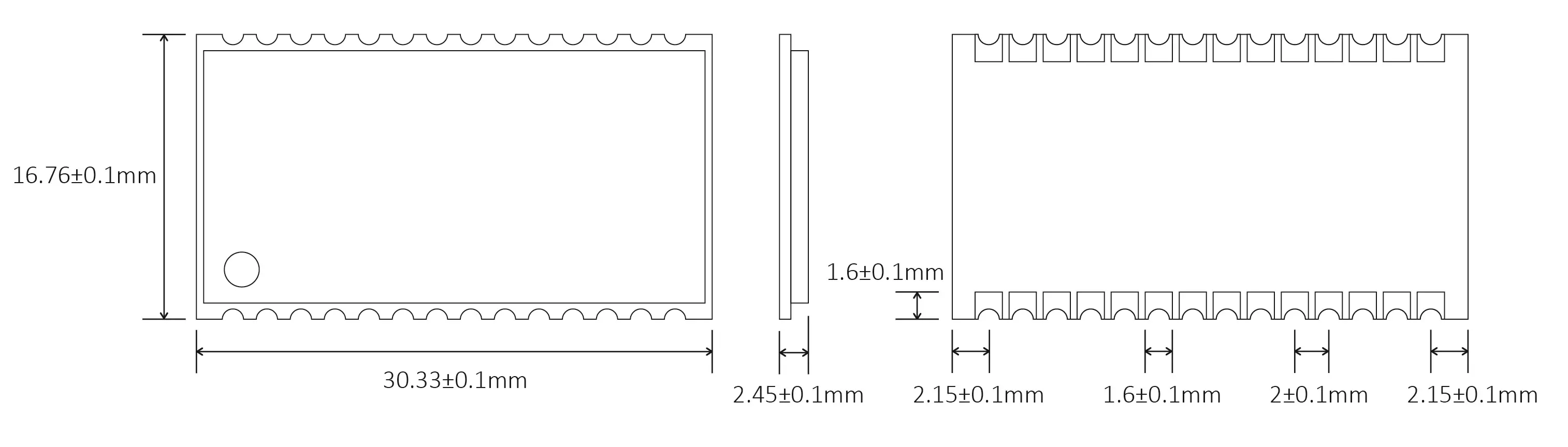 Module de réception audio taille SA316S