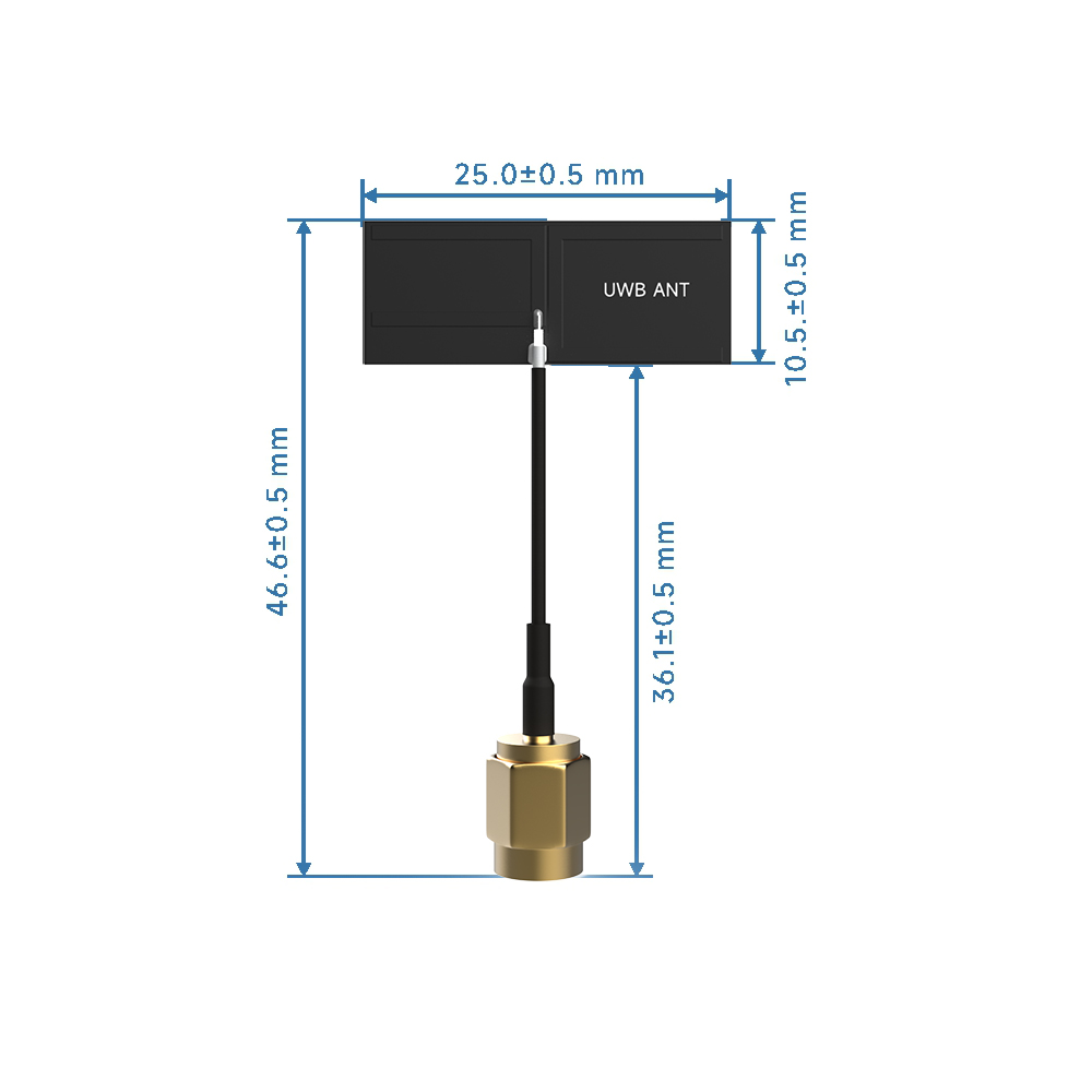 UWB-FPC-SMA : Antenne FPC intégrée Antenne omnidirectionnelle ultra-large bande