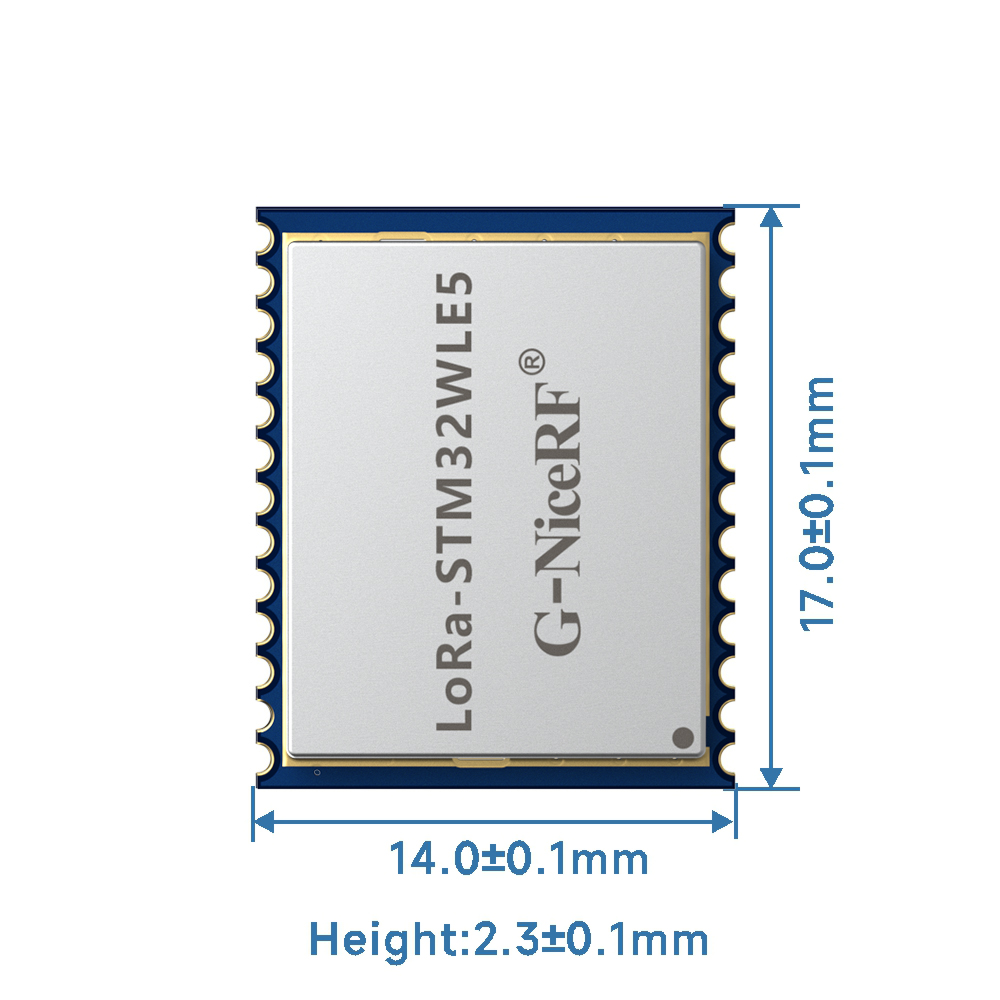 LoRa-STM32WLE5&nbsp;: module sans fil SOC avec noyau ARM Cortex-M4 intégré de très petite taille