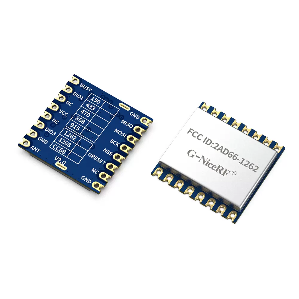 LoRa1262-915&nbsp;: Module LoRa SX1262 915&nbsp;MHz certifié FCC avec protection ESD
