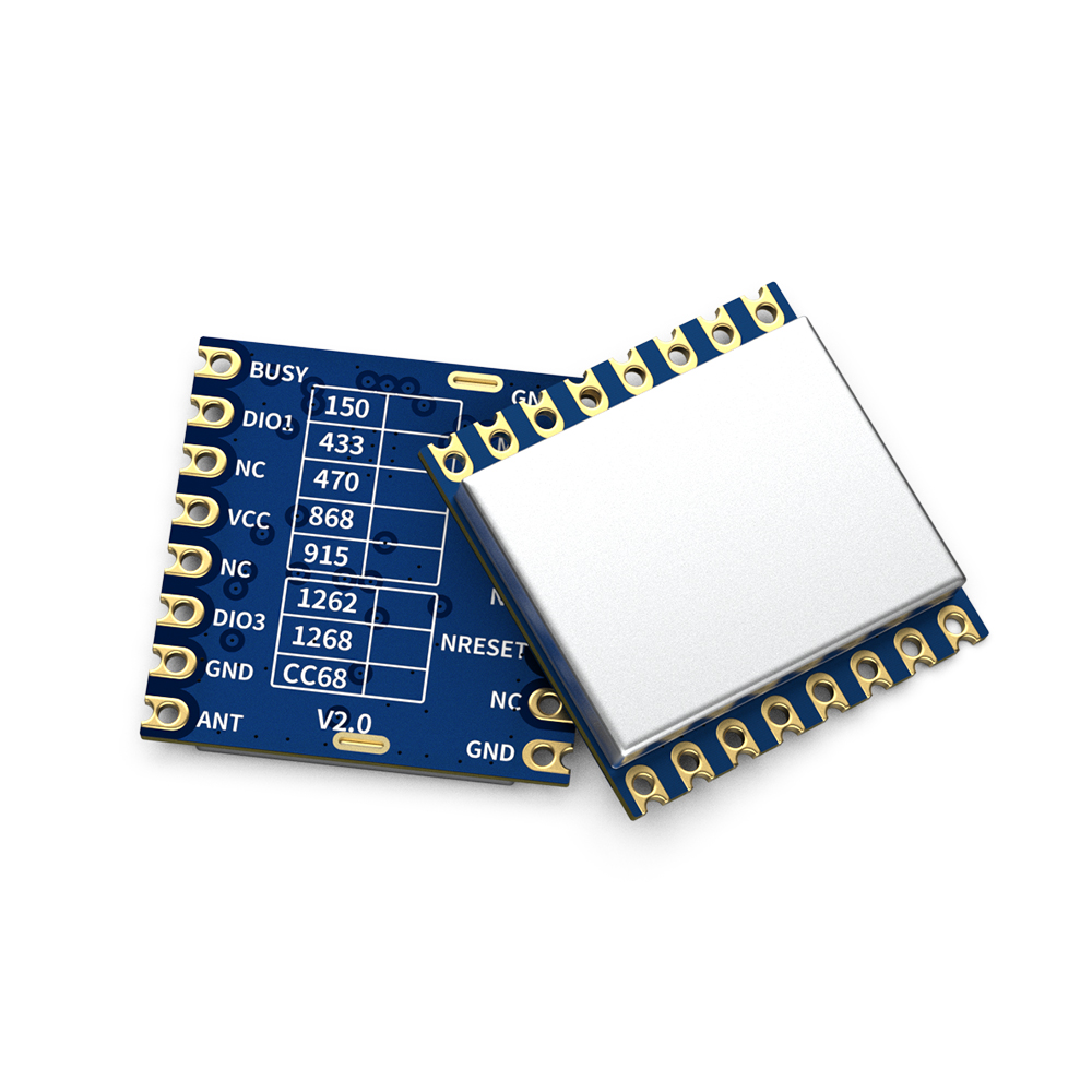 LoRa1268 : Module sans fil SX1268 160 mW avec protection ESD