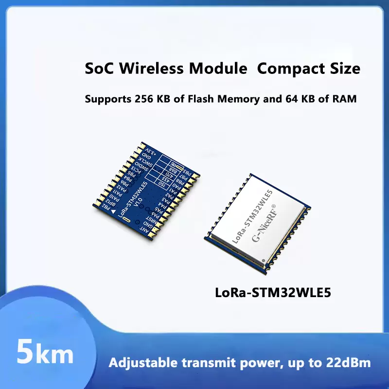 Module sans fil SOC LoRa-STM32WLE5&nbsp;: réalisation d'une communication sans fil hautes performances à très longue portée et à faible consommation