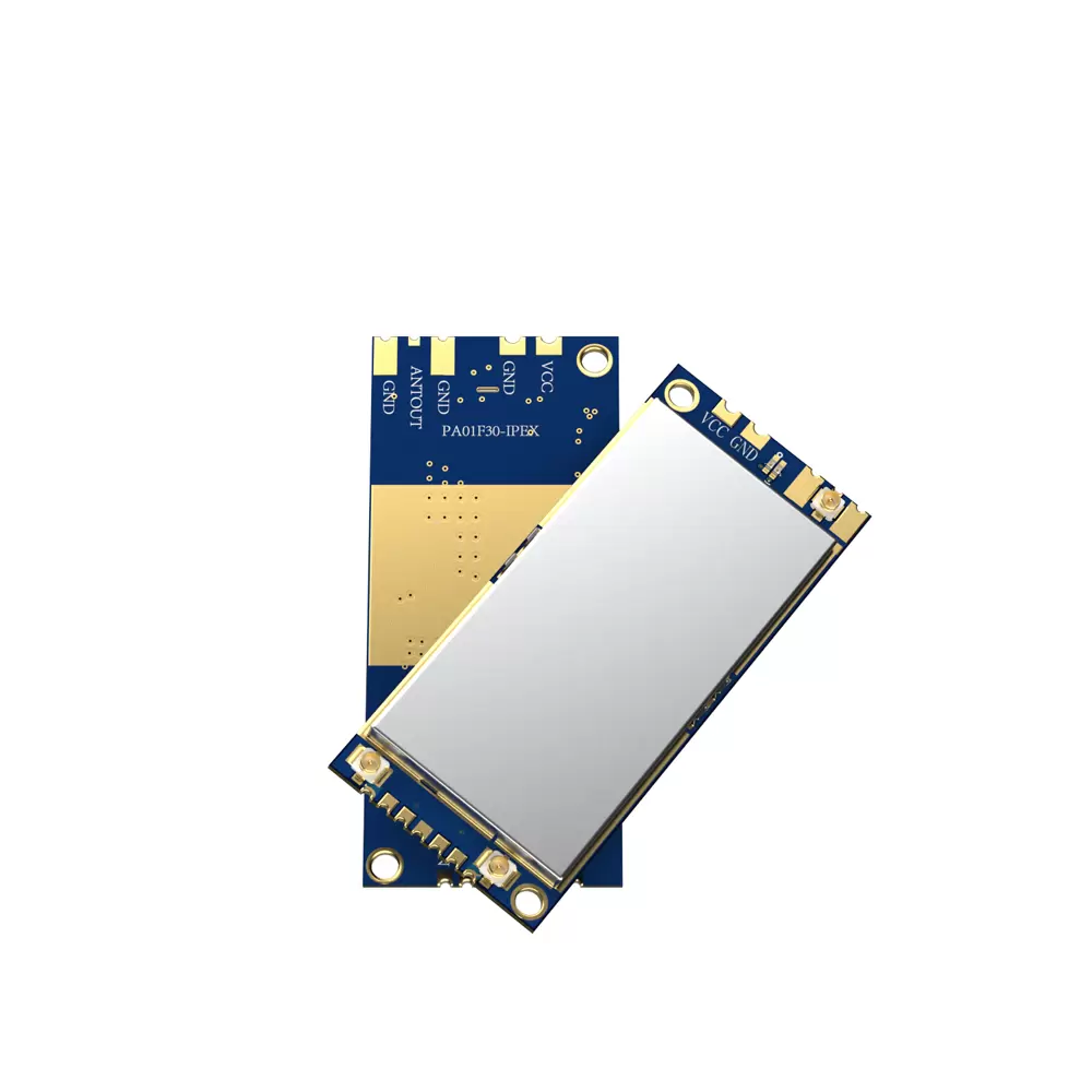 PA01F39&nbsp;: Module amplificateur de puissance FEM à faible bruit de sortie 8&nbsp;W