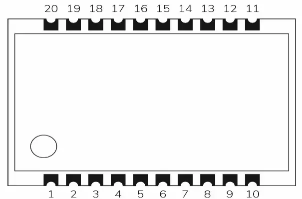 Définition des broches du nœud de surveillance multicapteur à faible consommation d'énergie IOT-N010