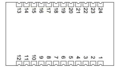 Broches du module RF du nœud LoRaWAN LN610 Broches du module RF du nœud LoRaWAN LN610