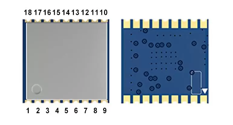 Définition des broches du module GPS GPS01-ZK