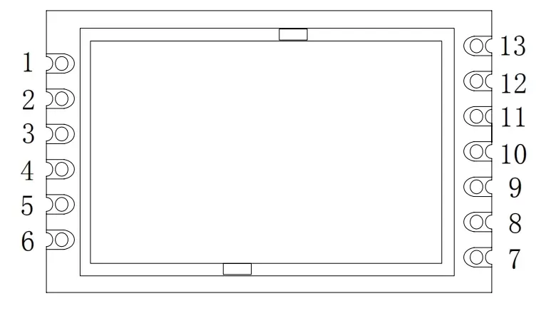 Définition des broches du module de duplication de signal sans fil SRX888 Définition des broches du module de duplication de signal sans fil SRX888