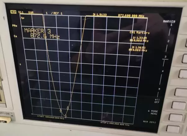 Antenne à ressort en cuivre 868 MHz VSWR SW868-TH06 Antenne à ressort en cuivre 868 MHz VSWR SW868-TH06