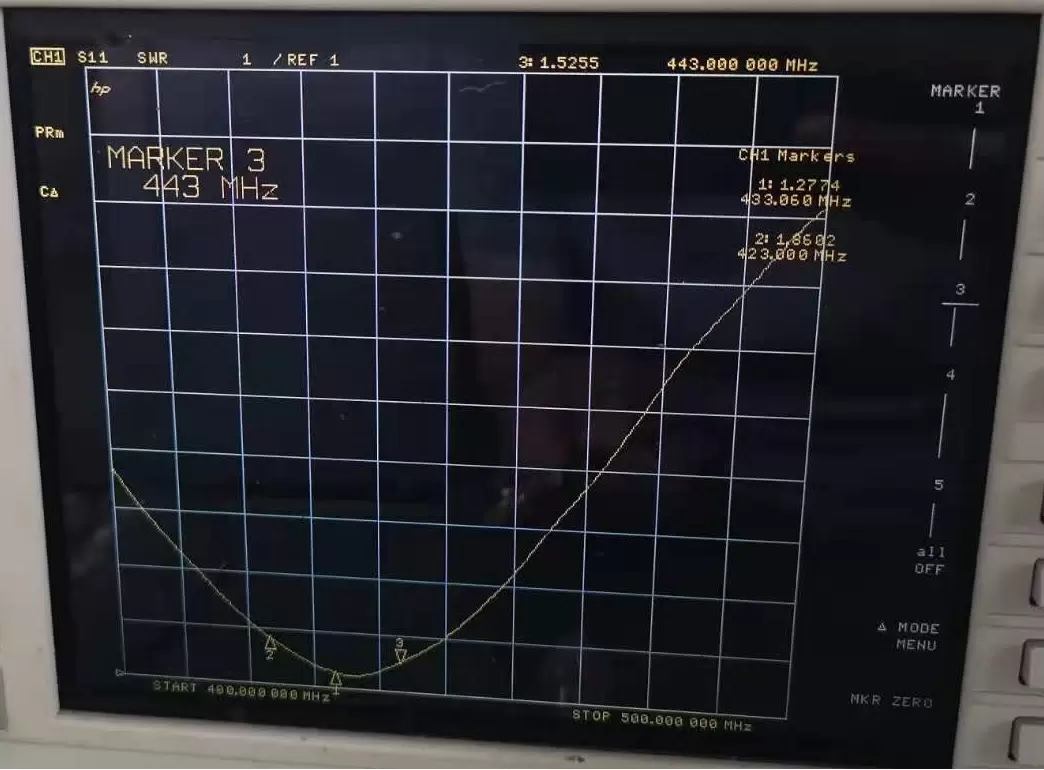 ROS de l'antenne à ressort 433 MHz SW433-TH32DN ROS de l'antenne à ressort 433 MHz SW433-TH32DN