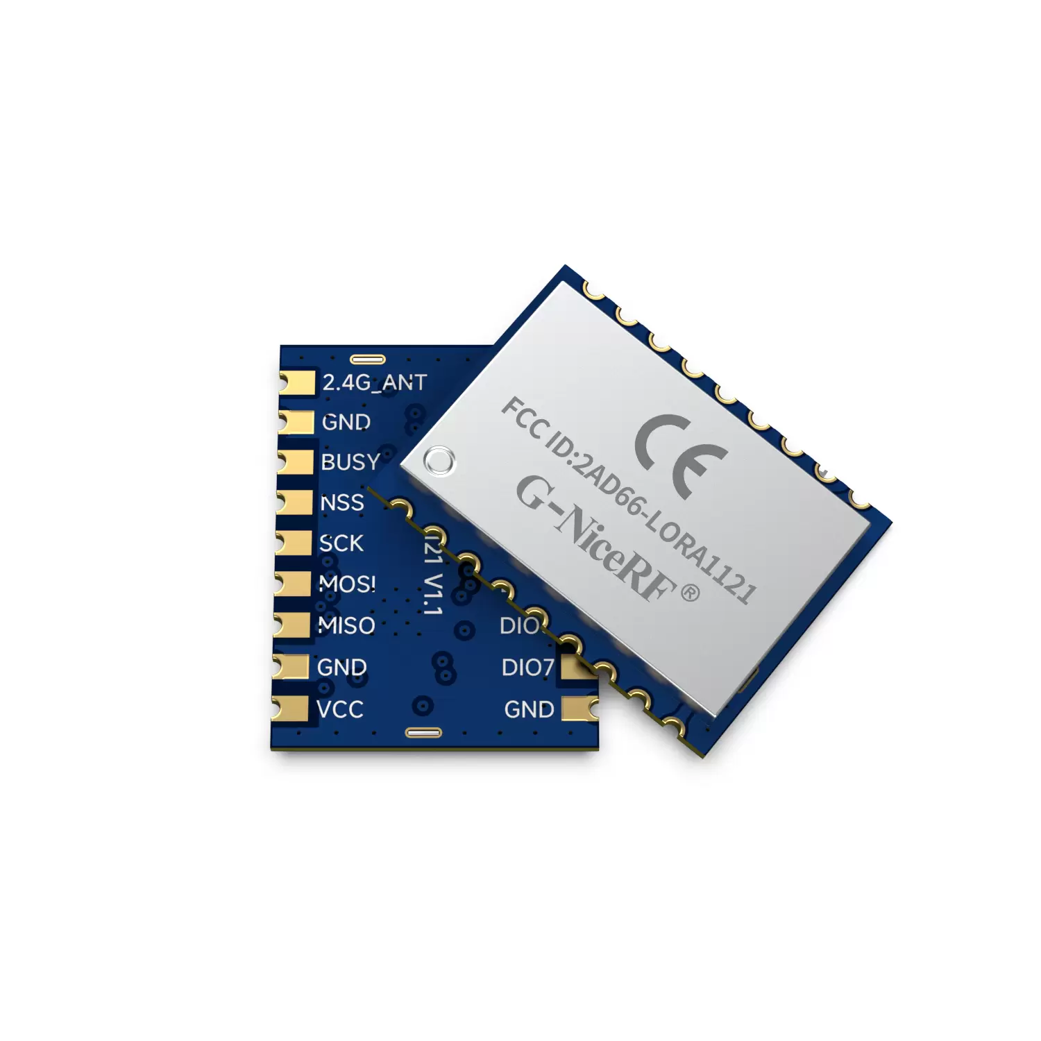 LoRa1121&nbsp;: module de communication bi-bande sub-GHz et 2,4&nbsp;GHz certifié FCC ID et CE-RED