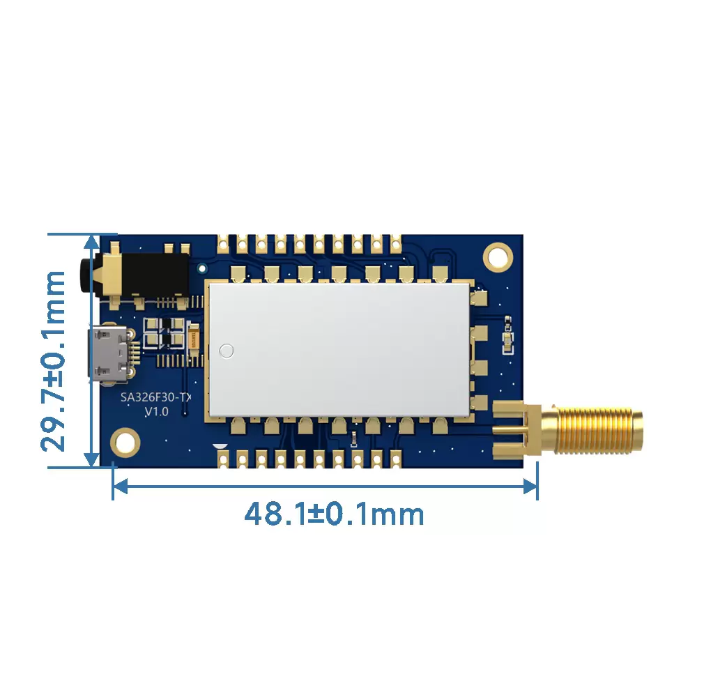 SA326F30 : Module audio sans fil à faible latence et taux d'échantillonnage de 48&nbsp;K