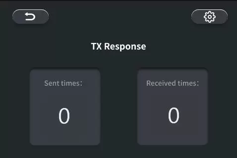Test de fonction de transmission-réception de données