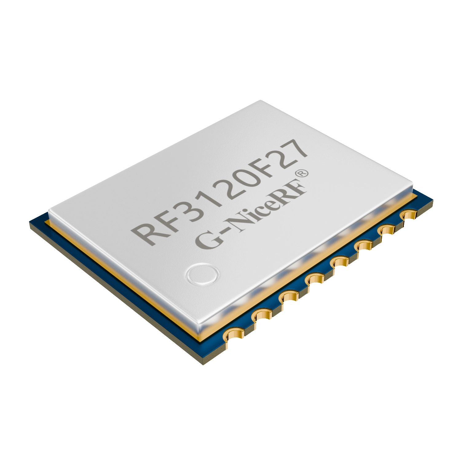 RF3120F27&nbsp;: module émetteur-récepteur sans fil 800&nbsp;mW, oscillateur à quartz TCXO 0,5&nbsp;ppm