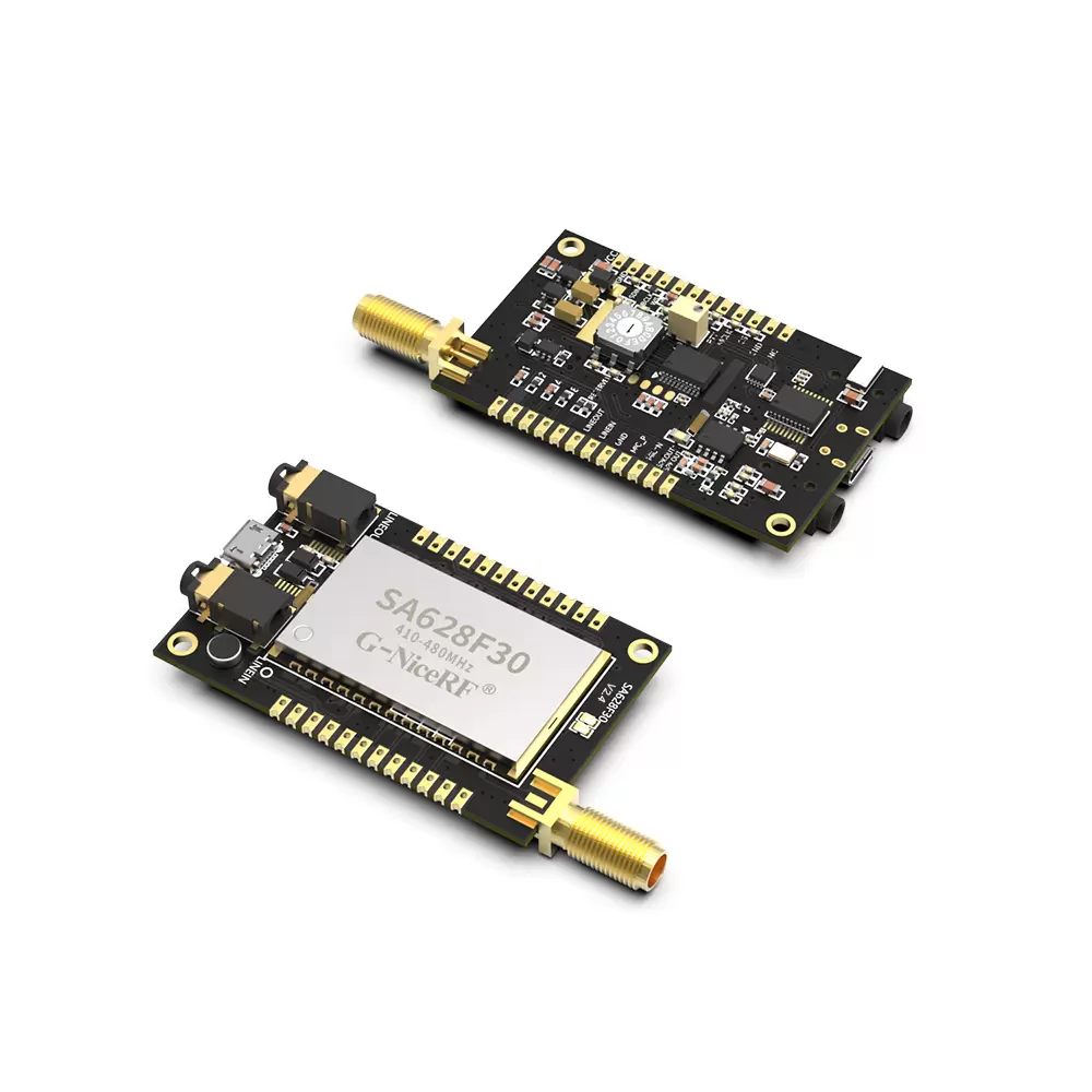 SA628F30&nbsp;: Module audio sans fil duplex intégral longue portée 1&nbsp;W, fréquence d'échantillonnage 16&nbsp;kHz