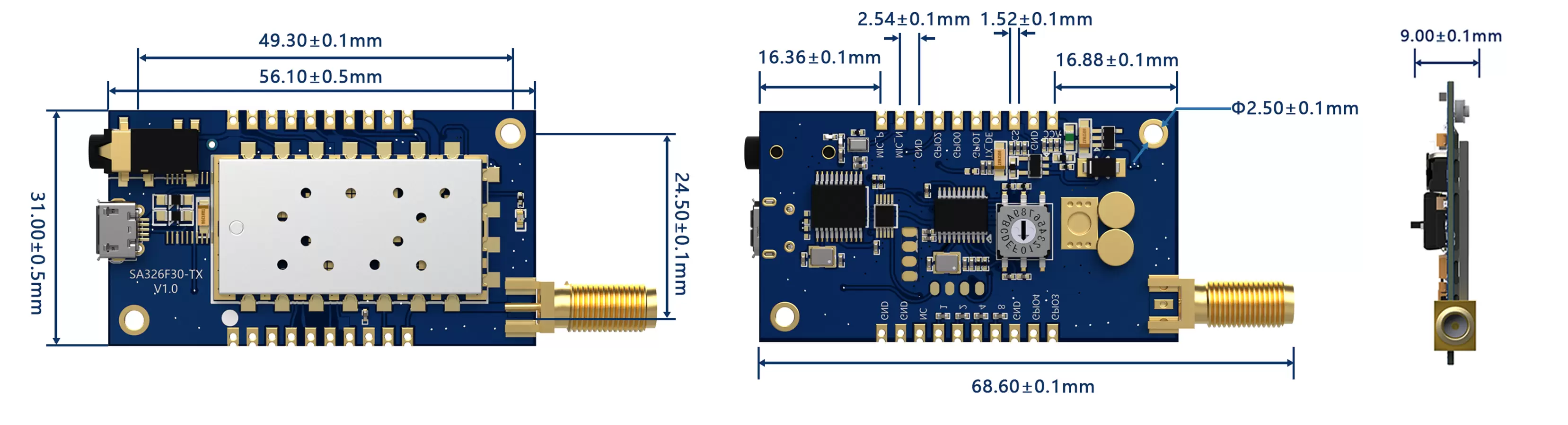 Module audio sans fil SA326-RX