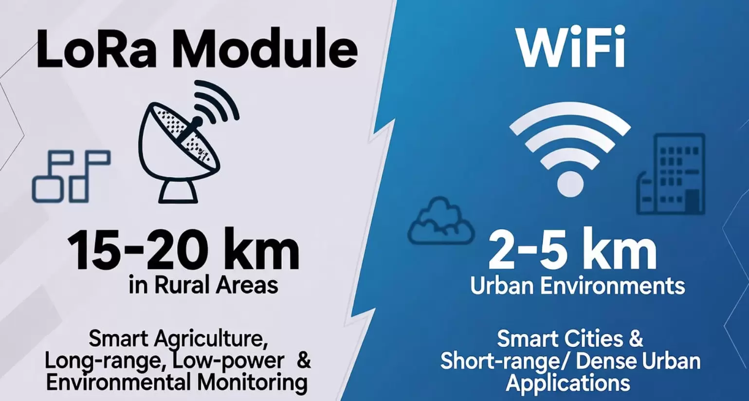 Module LoRa ou WiFi&nbsp;: lequel est le meilleur&nbsp;?