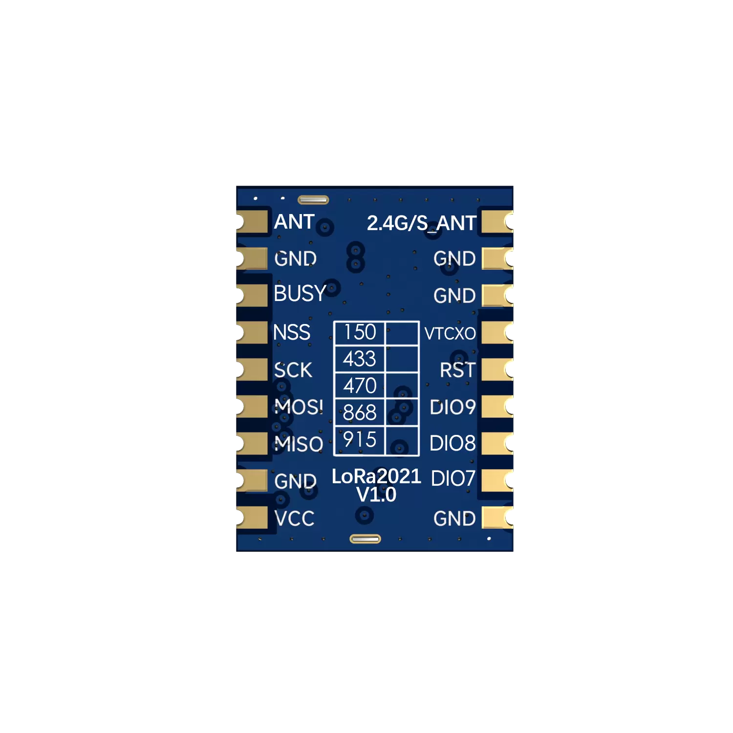 LoRa2021&nbsp;: module de communication sans fil multibande de 160&nbsp;mW