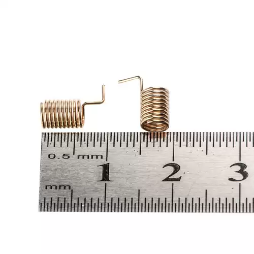 SW868-TH06 : Antenne &agrave; ressort en cuivre 868 MHz