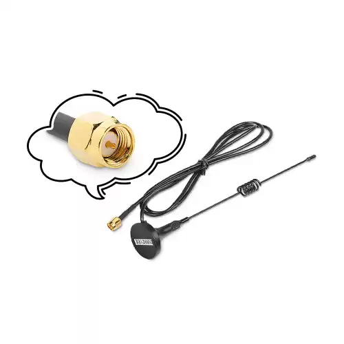 SW315-XP1M : Antenne ventouse &agrave; gain &eacute;lev&eacute; 315 MHz