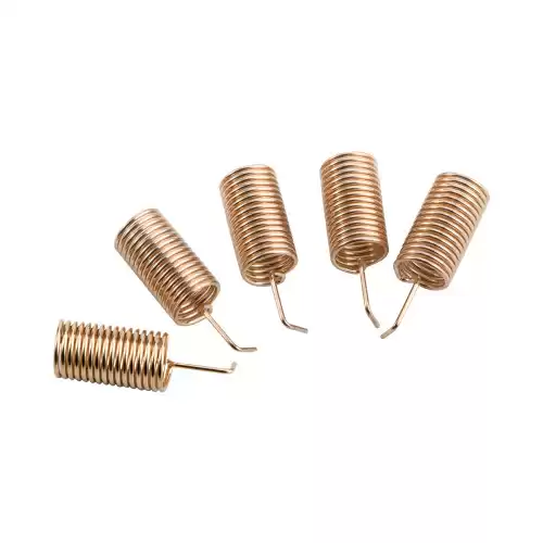 SW490-TH10 : Antenne UHF &agrave; ressort en cuivre 490 MHz