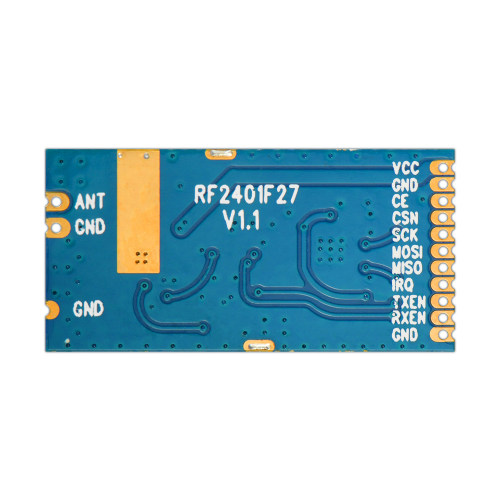 RF2401F27 : Module émetteur et récepteur nRF24L01 + 2,4 GHz 400 mW avec original Nordic  