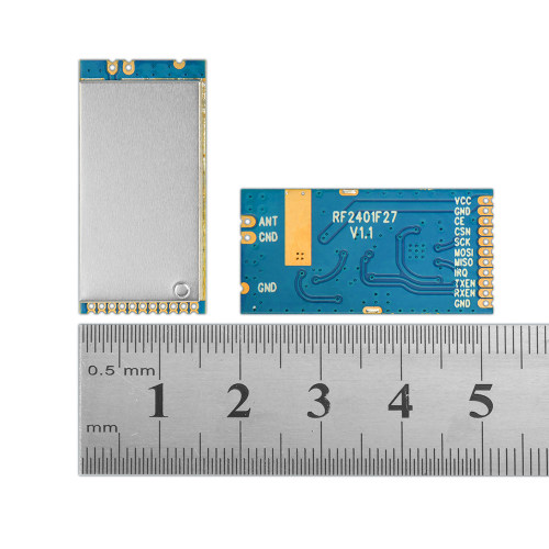 RF2401F27 : Module émetteur et récepteur nRF24L01 + 2,4 GHz 400 mW avec original Nordic  