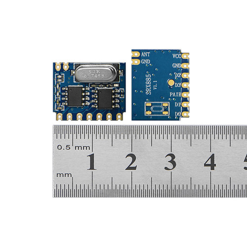 SRX885 : Module récepteur ASK 315/433 MHz avec décodage multifonction