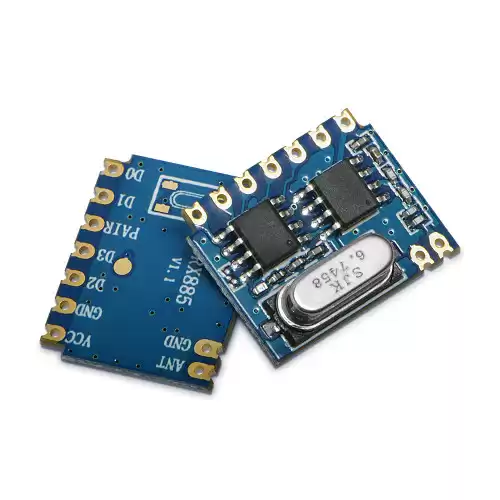 SRX885&nbsp;: Module r&eacute;cepteur ASK 315/433&nbsp;MHz avec d&eacute;codage multifonction