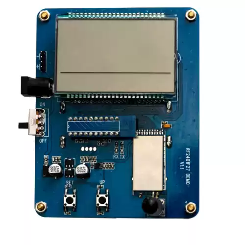 RF2401F27&nbsp;: carte de d&eacute;monstration pour module &eacute;metteur-r&eacute;cepteur 2,4&nbsp;GHz