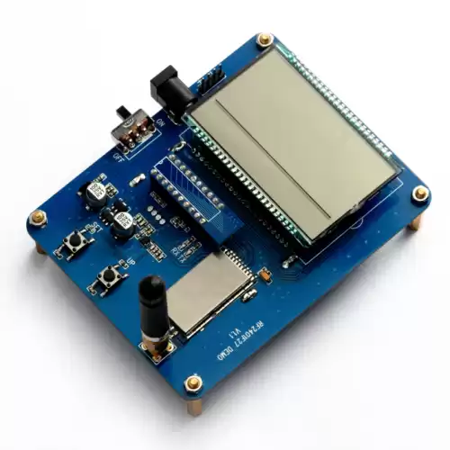 RF2401F27&nbsp;: carte de d&eacute;monstration pour module &eacute;metteur-r&eacute;cepteur 2,4&nbsp;GHz