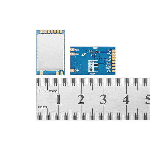 RF1101&nbsp;: Module émetteur-récepteur RF 20 mW utilisant Ti CC1101